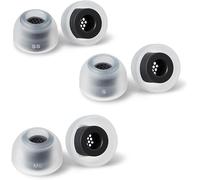 AZLA SednaEarfit MAX for Galaxy Buds 2 Pro Phantom Black / 3 Pairs (SS/S/MS), Earbud Tips for Wireless Headphones, Noise Canceling Replacement Tips, Samsung-Certified Eartips