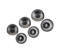 AZLA SednaEarfit MAX TWS 6 - Replacement Eartips for Wireless Headphones - Noise Reducing Silicone Eartips - Tips Compatible with Sony, Samsung, Sennheiser and Devialet (Dark Grey, MS-ML)