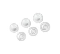 AZLA SednaEarfit MAX TWS 6 White - Earbud Tips for Wireless Headphones - Noise Canceling Earbuds Replacement Tips - Eartips Compatible with Sony, Samsung, Sennheiser, and Devialet (White, SS-S-MS)