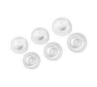 AZLA SednaEarfit MAX TWS 6 White - Earbud Tips for Wireless Headphones - Noise Canceling Earbuds Replacement Tips - Eartips Compatible with Sony, Samsung, Sennheiser, and Devialet (White, MS-M-ML)