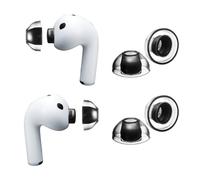 AZLA SednaEarfit XELASTEC II Ear Tips for AirPods Pro 3 - Premium One-Piece TPE Earbud Tips with Auto-Fitting, Enhanced Comfort & Noise Isolation - premium Silicone, 2 pairs (L)