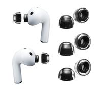 AZLA SednaEarfit XELASTEC II Ear Tips for AirPods Pro 3 - Premium One-Piece TPE Earbud Tips with Auto-Fitting, Enhanced Comfort & Noise Isolation - premium Silicone, 3 pairs (SS/S/MS)