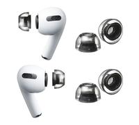 AZLA XELASTEC 2 Ear Tips for AirPods Pro 1st & 2nd Gen - Premium One-Piece AirPod Replacement Tips with Enhanced Fit, Comfort & Noise Isolation - with premium Silicone, 2 pairs (M)