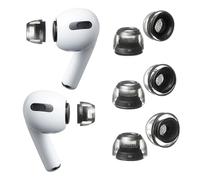AZLA XELASTEC II for AirPods Pro 1st & 2nd Gen - Airpods Pro Ear Tip Replacement - Upgraded Fit & Noise Isolation - AirPod Pro 2 Ear Tips, AirPod Replacement Tips, 3-Pair (SS-S-MS)