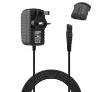 Azlanway 12V 0.4A Charger for Braun Electric Shaver Series 9 7 5 3 1 9-725 9-890 9-105 5541 9467cc 51-B1820s 71-S7200cc 190s-1, Charging Cable for Braun Hair Clipper Replacement Power Cord