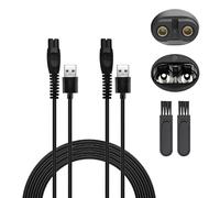 Azlanway 5V Charger Cable for Philips One Blade, 2 Pack Shaver USB Charging Cable Replacement Philips MG5910 MG9520 MG7950 X5005 X5006 QP1924 QP2724 QP2834 BT3238 X3053 X5004 BG3017 S5884