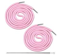 Azlanway Drawstring for Jogging Bottoms, Pack of 2 Pink Drawstring for Hoodie Cord, 160 cm with Metal Ends and Pull-Through Needle for Jogging Bottoms