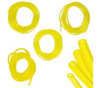 Azlanway Strimmer Fuel Pipe, 4 Sizes Universal Rubber Hose Tube, Oil Resistant Fuel Pipe for Chainsaws, Lawn Mowers, Water Pumps, Snow Blowers, Small Engine