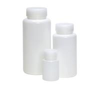 AZLON BWH1000PN Plastic Bottle, Wide Mouth, HDPE, 1000 ml (Pack of 5)