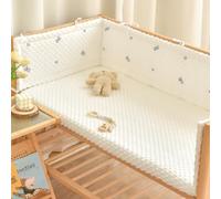 AZMAHT Bed Circumference Fall Protection Soft,Polyester Fiber Cotton-Filled Edge Pads Bumpers Hypoallergenic and Long-Lasting Bed Rail for Toddlers Kids,A1,240X28cm