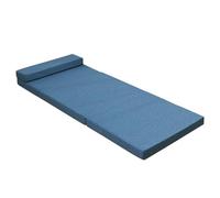 AZMAHT Folding Foam Mattress Portable Floor Bed with Washable Cover Thick Cushion for Guest Use Camping Travel Tatami Sleeping Pad,gray