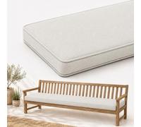 AZMAHT Linen Bench Cushion Indoor - Comfort Seat Pad for Dining Bench Window