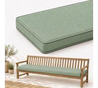 AZMAHT Linen Bench Cushion Indoor - Comfort Seat Pad for Dining Bench Window