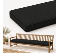 AZMAHT Linen Bench Cushion Indoor - Comfort Seat Pad for Dining Bench Window