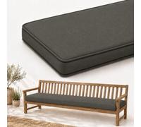 AZMAHT Linen Bench Cushion Indoor - Comfort Seat Pad for Dining Bench Window