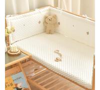 AZMAHT Safety Bed Guard Washable Cotton-Filled Edge Pads Easy to Install Bed Rail for Toddlers Kids Soft Polyester Fiber Cotton-Filled Edge Pads,A7,120X28cm
