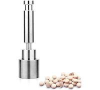 AZMANI 6mm/8mm/10mm/12mm Hand Tablet Press Machine, Stainless Steel Pill Press Machine, Sugar Slice Pill DIY Making Tool, Milk Tablet Molding Machine for Home Kitchen,6MM