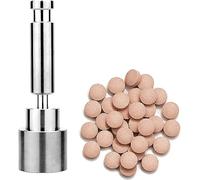 AZMANI 8mm Hand Tablet Press Machine, Pill Press Machine Sugar Slice Making Tool, Milk Tablet DIY Homemade Molding Device,12MM