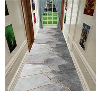 AZMANI Carpet, Kitchen Hall Stairs Narrow Runner Rug with Non Slip Backing Long Carpet,1.4m x 3.5m