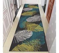 AZMANI Extra Long Hallway Runner Rug Contemporary Passage Runner Rug for Hallway, Anti-Slip Carpet Floor Mat for Living Room Stairs Offices,1m x 2.5m