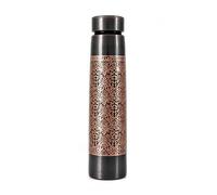 AZMIQ Pure Copper Water Bottle 920ml with Anti-Squeak Leakproof Cap, Handmade Antique Copper Drinking Bottle, Ayurvedic Water Bottle, Reusable Copper Flask for Home, Office, Gym & Travel