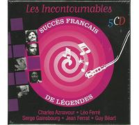 Aznavour Ferré Gainsbourg Ferrat Béart - Les incontournables (Succès français de légendes) 5CD