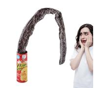 Aznever Snakes in a Can,Realistic Potato Chip Snake Can Surprise - Gag Pranks, Halloween Jokes Toys, Frightened Hilarious Jump Spring Toy for April Fools' Day