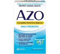 AZO Complete Feminine Balance Daily Probiotics for Women | 30 Count | Clinically Proven to Help Protect Vaginal Health | Clinically Shown to Work in 7 Days*