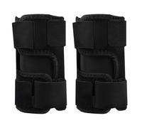 Azoisuwr 2PCS Upper Arm Support for Muscle Pain, Adjustable Bicep Tendonitis Brace Comfortable Breathable for Muscle Recovery, Black