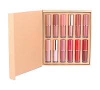 Azonelife 12 Colors Nude Liquid Lipstick Makeup Set, Including 10 Matte Liquid Lipstick and 2 Glitter Lipstick, Long-Lasting Non-Stick Cup Not Fade Waterproof Lip Gloss Make up Gift Set for Women Girl