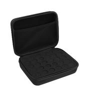 Azonelife 30 Bottles Essential Oil Carrying Case, Durable Hard Shell EVA Essential Oils Organizer Bag with Bottle Opener Labels Nail Polish Storage Box Foam Insert for 5ml 10ml 15ml Bottles