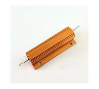 AZOOB RX24 100W Aluminum Power Metal Shell Case Wirewound Resistor 0.01~100K 1 2 3 5 6 8 10 20 100 150 200 300 500 1K 10K 47K ohm ERTEYIN(500K)