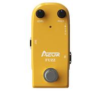 AZOR Vintage Fuzz Guitar Effect Pedal with True Bypass Mini Pedal Yellow AP-310