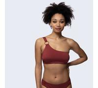 Azores Asymmetric Bikini Top brick red