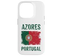Azores Islands Portuguese Flag I Love Portugal Souvenir Case for iPhone 14 Pro