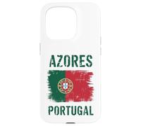 Azores Islands Portuguese Flag I Love Portugal Souvenir Case for iPhone 15 Pro