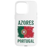 Azores Islands Portuguese Flag I Love Portugal Souvenir Case for iPhone 15 Pro Max