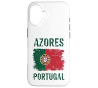 Azores Islands Portuguese Flag I Love Portugal Souvenir Case for iPhone 16