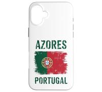Azores Islands Portuguese Flag I Love Portugal Souvenir Case for iPhone 16 Plus