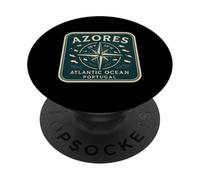 Azores Nature Ocean Coastal Island Travel Design PopSockets Adhesive PopGrip