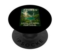 Azores Ocean View Nature Landscape Travel Theme PopSockets Adhesive PopGrip