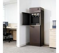 AZQOHMIS Bottom Loading Floor Standing Water Dispenser, Hot water, warm water, cold water, with Empty Bottle Indicator Light, Silent Operation, for Home and Office Use,001,Cold and hot type