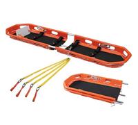 AZQOHMIS Emergency Basket Stretcher Ambulance Helicopter Rescue Basket Stretcher with Special Sling, Portable Separable Heavy Duty Stretcher