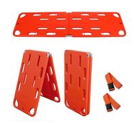 AZQOHMIS Foldable Spine Board Stretcher for Emergency Rescue, Water Floating Design with Strong Load-bearing Capacity, Ideal for First Aiders and Water Rescue Operations