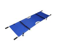 AZQOHMIS Folding Stretcher for Medical Emergency, Reinforced Rollers, Thickened Brackets, Supports 350 lbs for Patient Transport