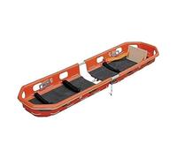AZQOHMIS Medical Emergency Patient Transport Stretcher, Detachable Folding Boat-Type Stretcher for Hospital and Clinic Use
