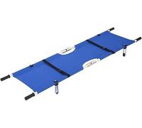 AZQOHMIS Portable Folding Stretcher, Multifunctional First Aid Stretcher Portable Foldable Patient Transport Stretcher Aluminum Alloy Emergency Rescue Mover For Sports Fields(Color:Stainlesssteel)