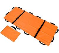AZQOHMIS Portable Stretcher, Waterproof Soft Stretcher 12 Handles Emergency Rescue Folding Stretcher for Hospital Sports Venues Ambulance, Medical Stretcher Disability Care Supplies with Handbag