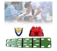 AZQOHMIS Spine Board Stretcher for Emergency Transport, Lightweight Portable First Aid Spinal Board for Patient Care, Ideal for Campgrounds and Ambulances
