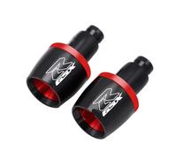 AZQUZVZI Motorcycle 7/8" 22mm CNC Aluminum Handlebar Grips Bar End Plugs Compatible With GSXR GSX-R 1000 750 600 K1 K2 K3 K4 K5 K6 K7 K8 K9 (Color : Red, Size : 1)